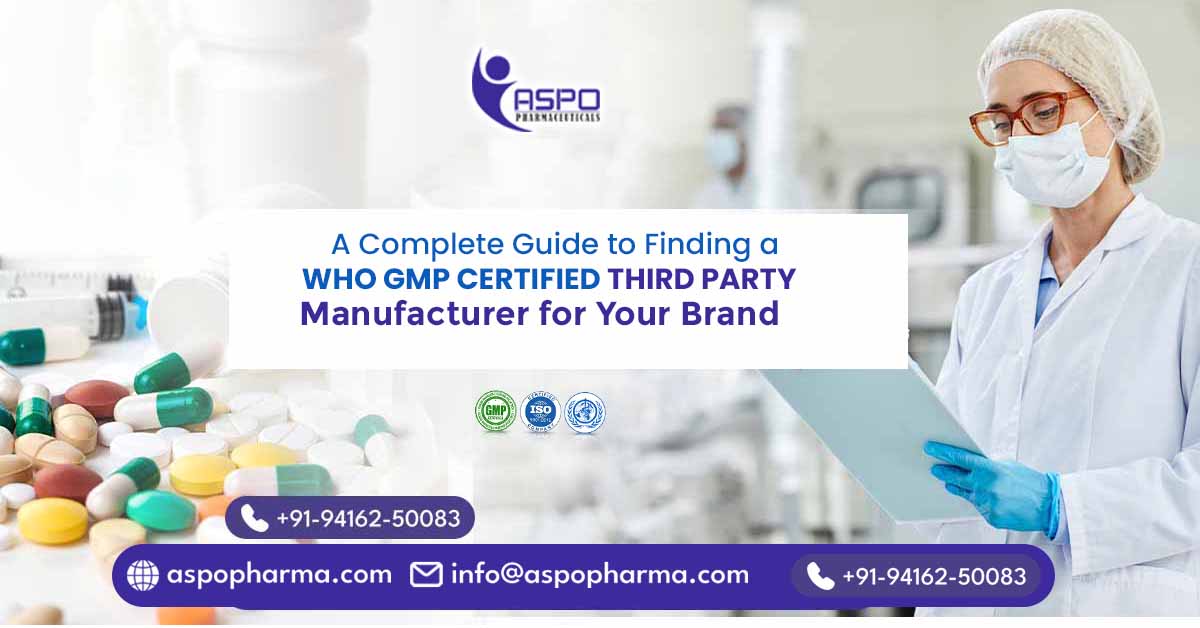 WHO GMP certified third party manufacturer