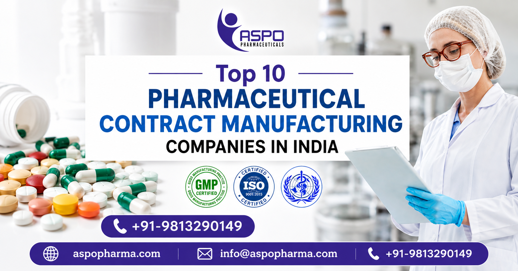 Top 10 pharmaceutical contract manufacturing companies