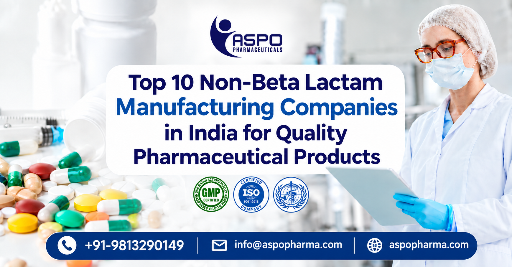 non-beta lactam manufacturing company in India